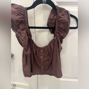 Nation LTD Ada A-line ruffle chemise